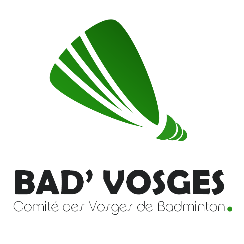 Logo du comité départemental des Vosges de badminton