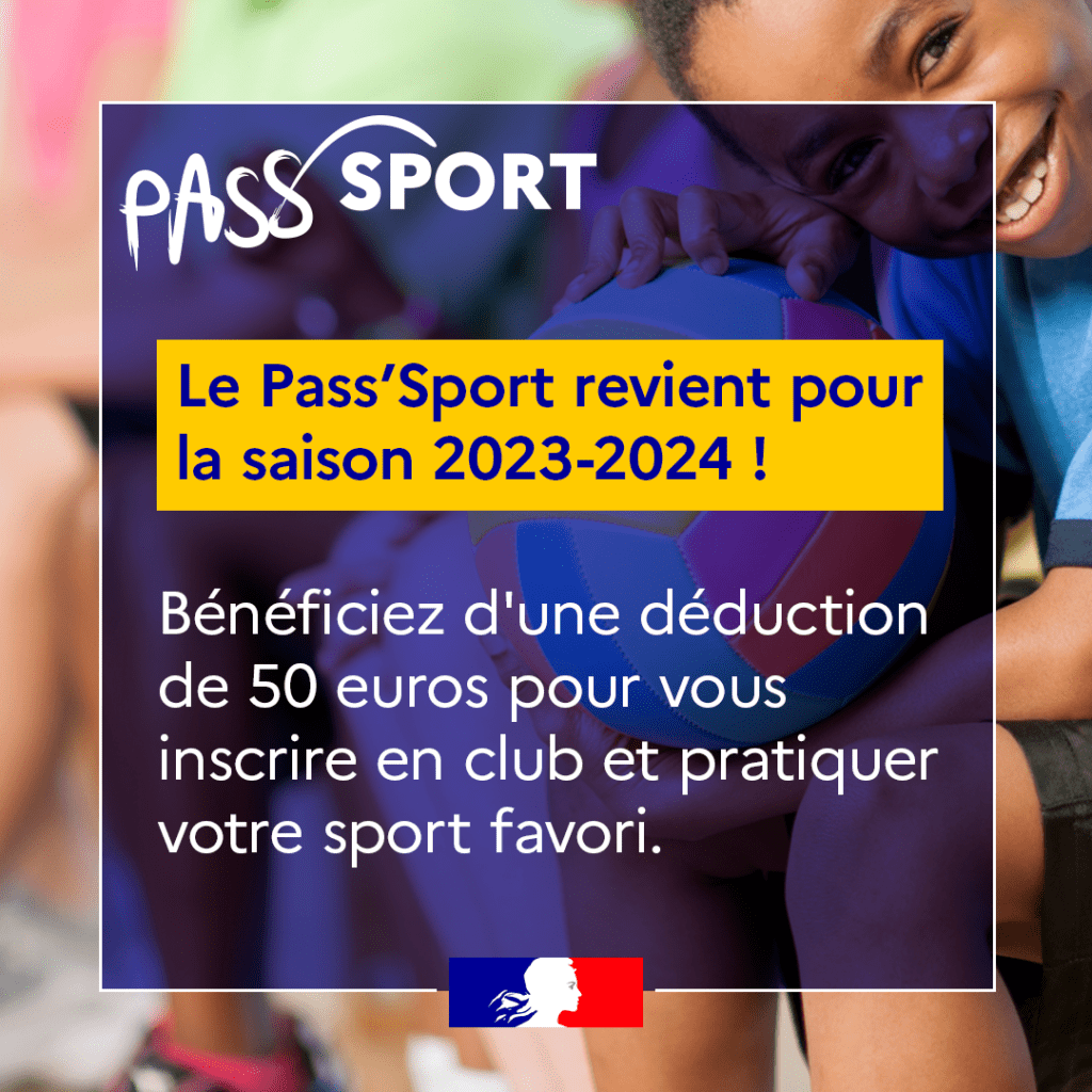 Le Pass-Sport revient pour la saison 2023-2024