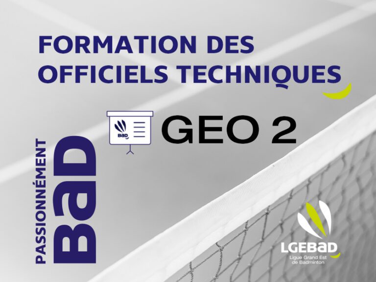 Formation GEO 2