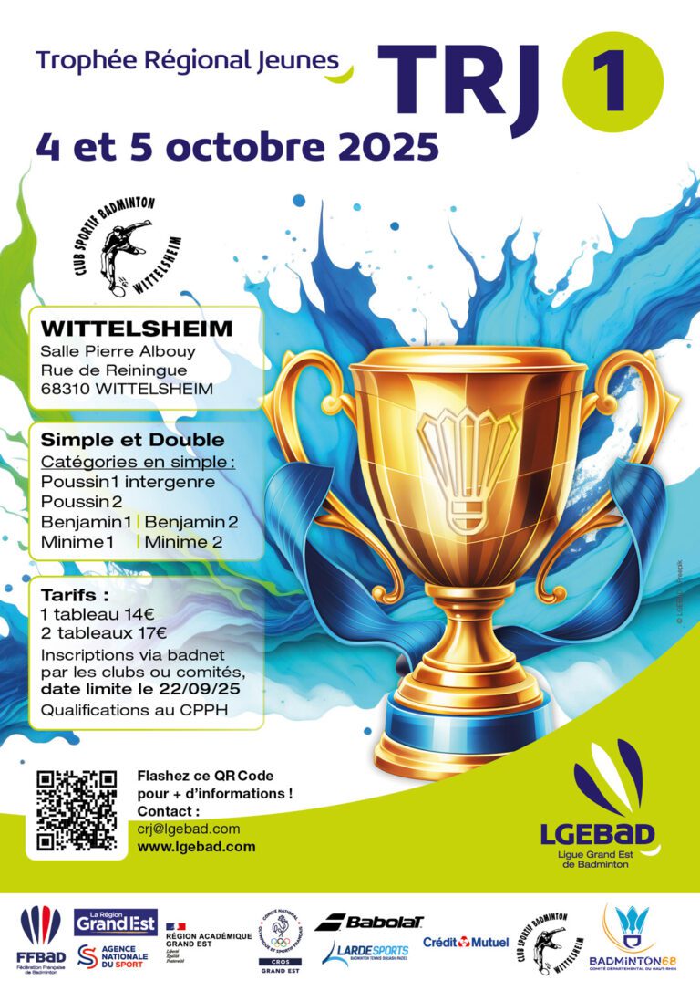 Affiche trophee regional jeunes 1 à Wittelsheim
