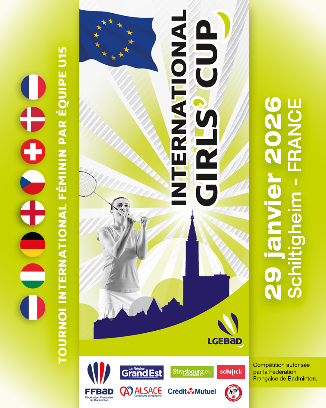 Affiche International Girls' Cup 2026