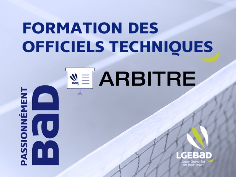 Formation Arbitre Ligue Accrédité