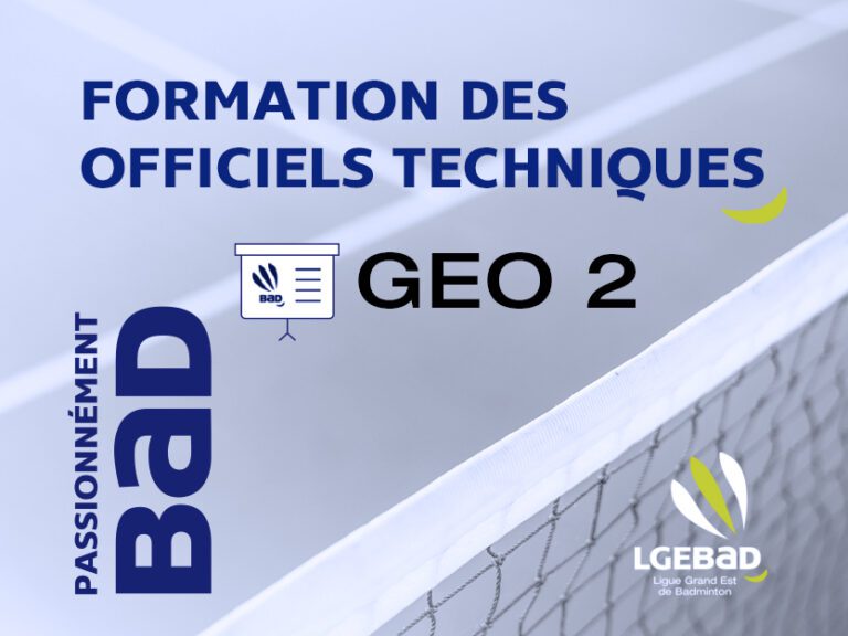 Formation GEO 2