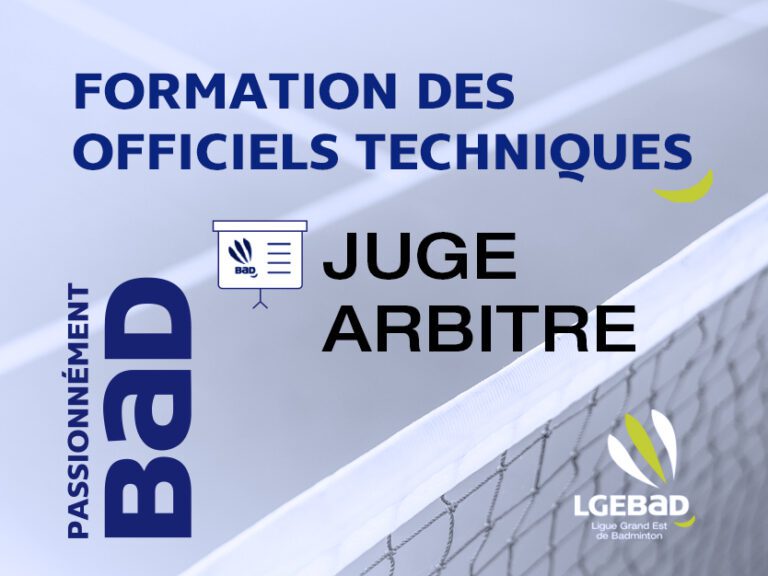 Formation Juge Arbitre Ligue Certifié