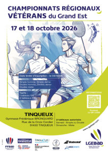 Affiche Championnat Régional Vétérans 20226