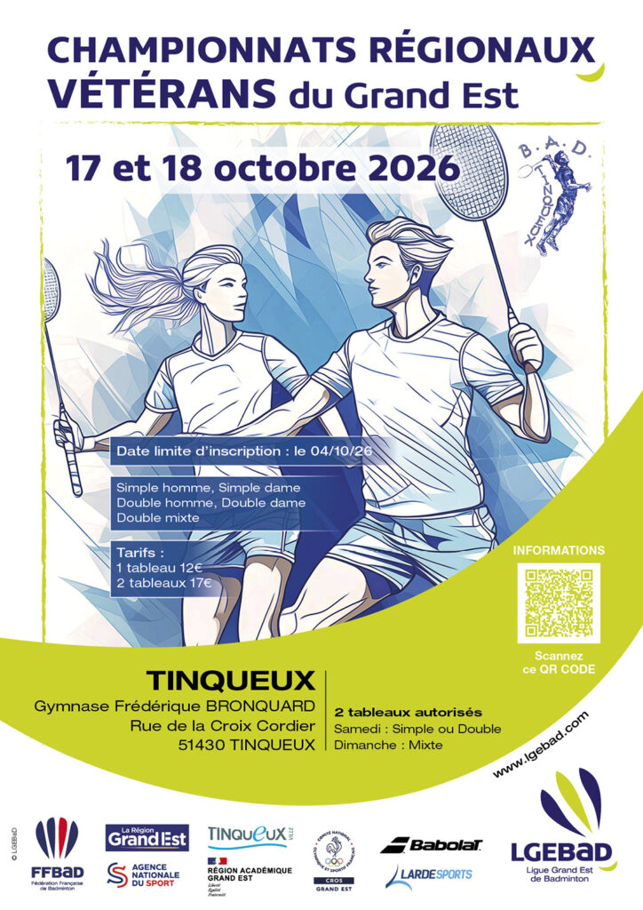 Affiche Championnat Régional Vétérans 20226