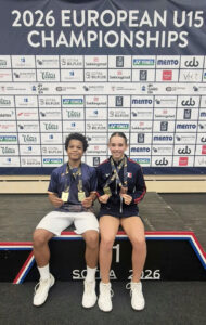 Clara et Eysteban champions d'Europe U15